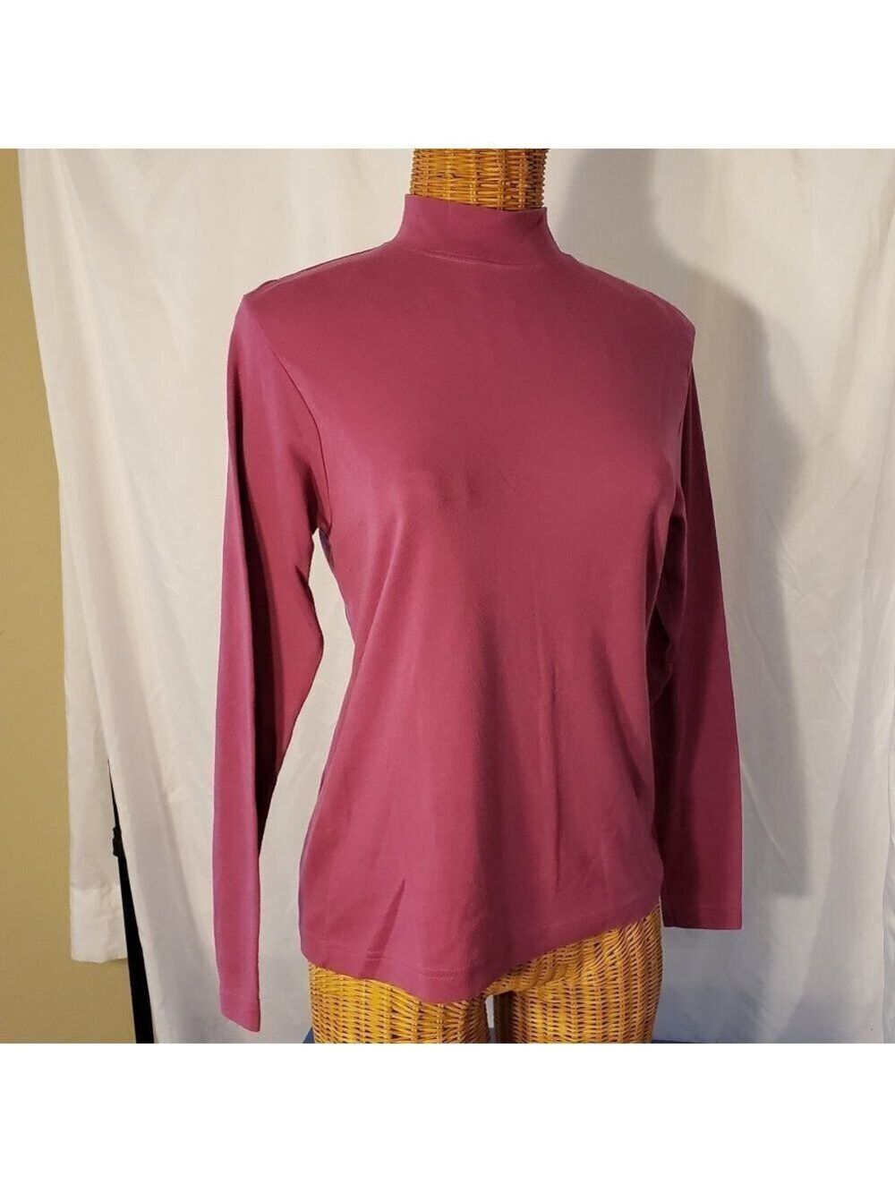 Ladies TABI International Mock Turtleneck in Mulberry (Purple) - S/P